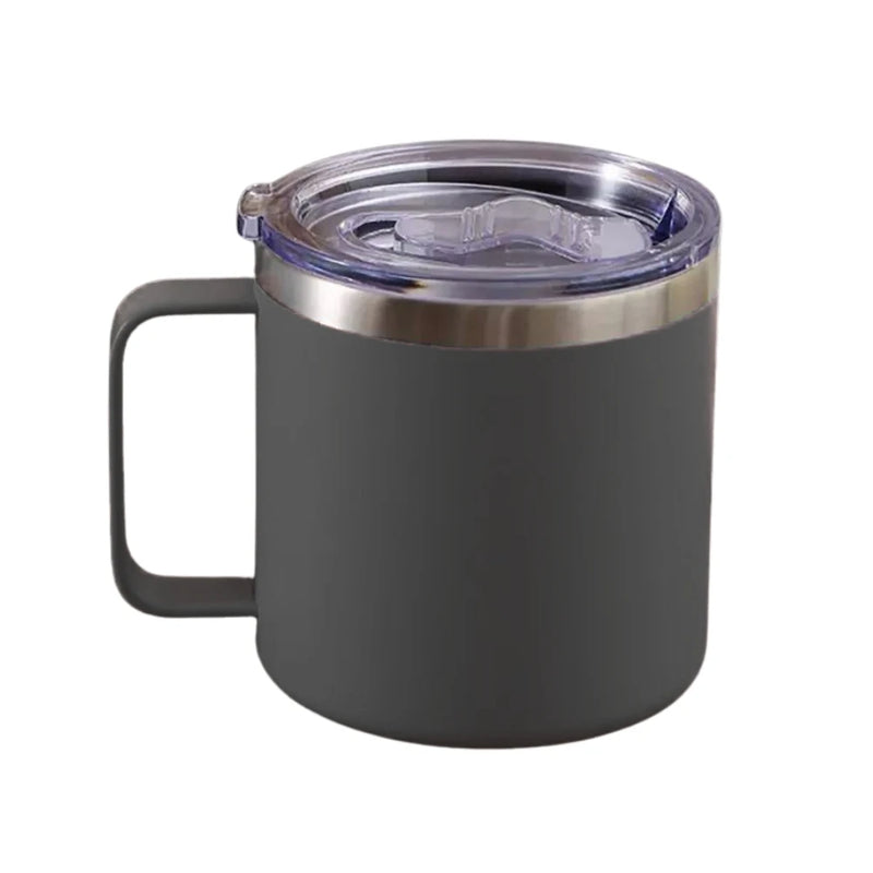 350ml Stainless Steel Cuia Thermal Cup with Lid-Ideal for Ice Beer, Chopp, Soft Drinks, Water, Coffee and Tea