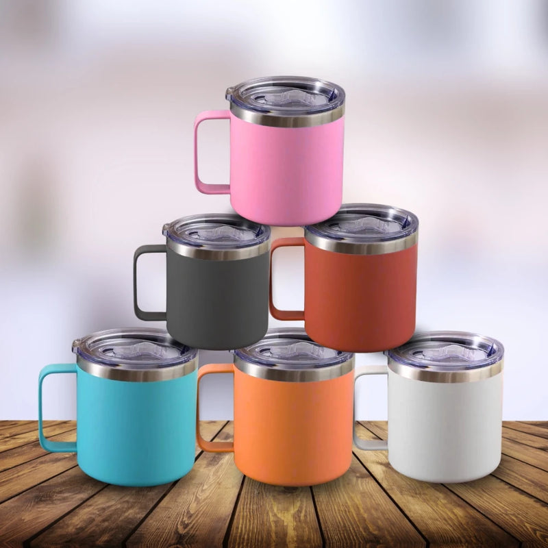 350ml Stainless Steel Cuia Thermal Cup with Lid-Ideal for Ice Beer, Chopp, Soft Drinks, Water, Coffee and Tea