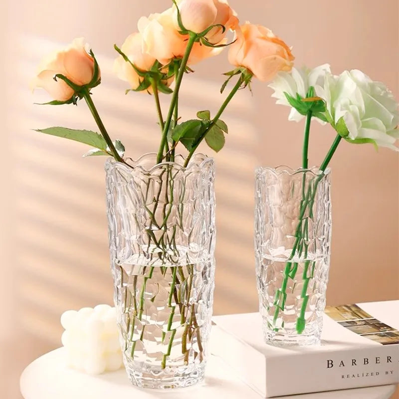 Modern Style Creative Transparent Vase For Flowers Hydroponic Terrarium Arrangement Container And Table Decoration 1 Unit