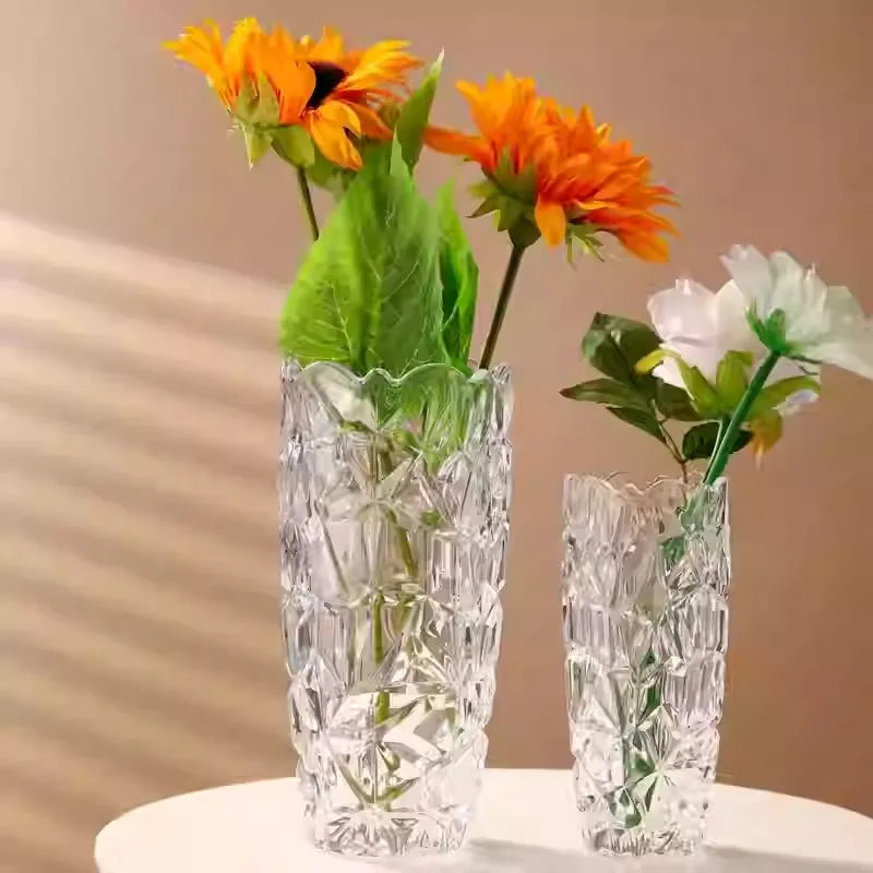 Modern Style Creative Transparent Vase For Flowers Hydroponic Terrarium Arrangement Container And Table Decoration 1 Unit