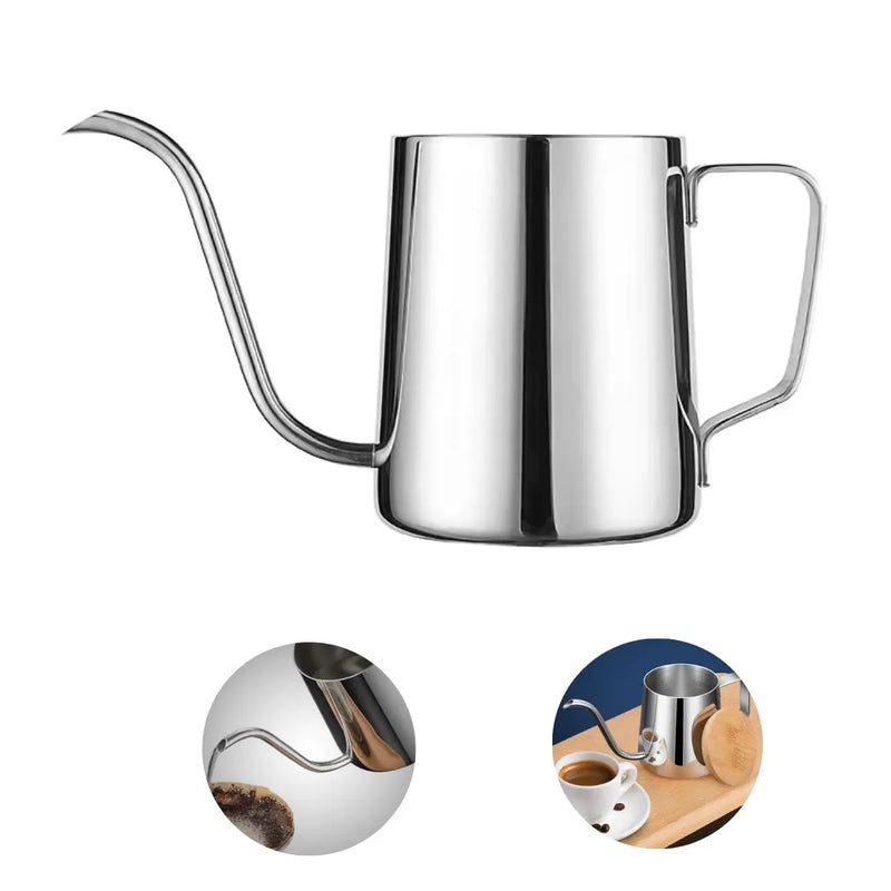 Kettle Teapot Inox Goose Beak 600 ML Pitcher Barista Coffee