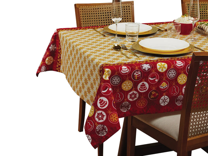 Lepper 4 Places Christmas Square Tablecloth 1,40m x 1,40m Joy