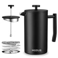 MODUS French Coffee Machine, Double Wall, 304 Stainless Steel, Insulated Coffee Maker（Only black）