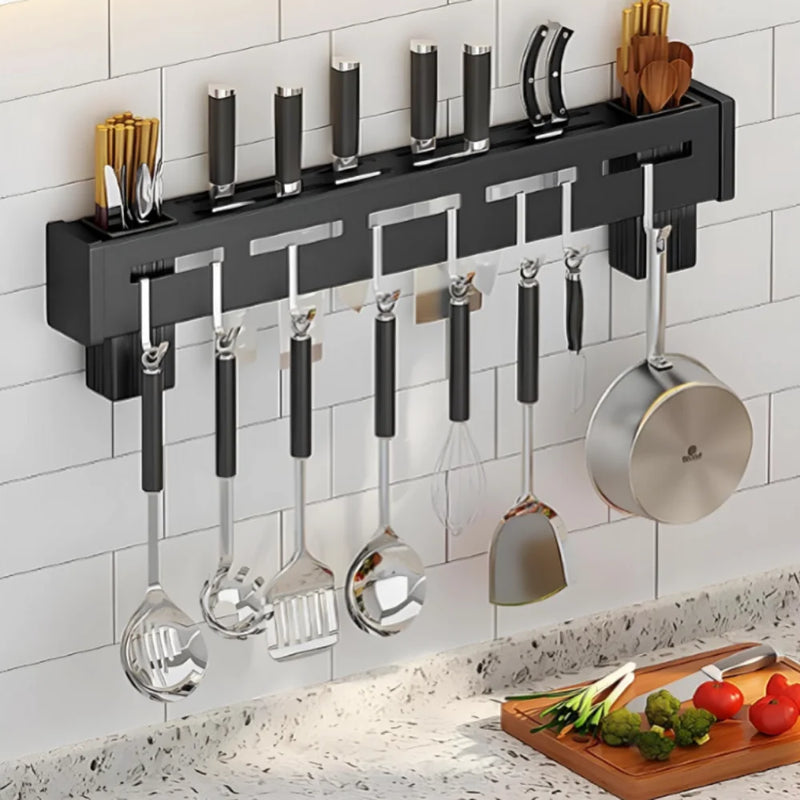 Suporte Para Armazenamento De Facas Ganchos Talheres Utensílios De Cozinha De Ferro